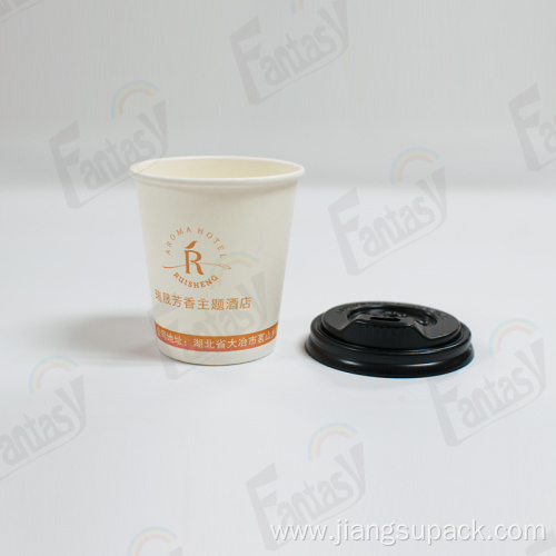 12oz Custom Single Wall Paper Cups with Lids